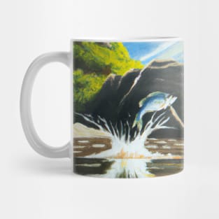 Fishing on the River Mug